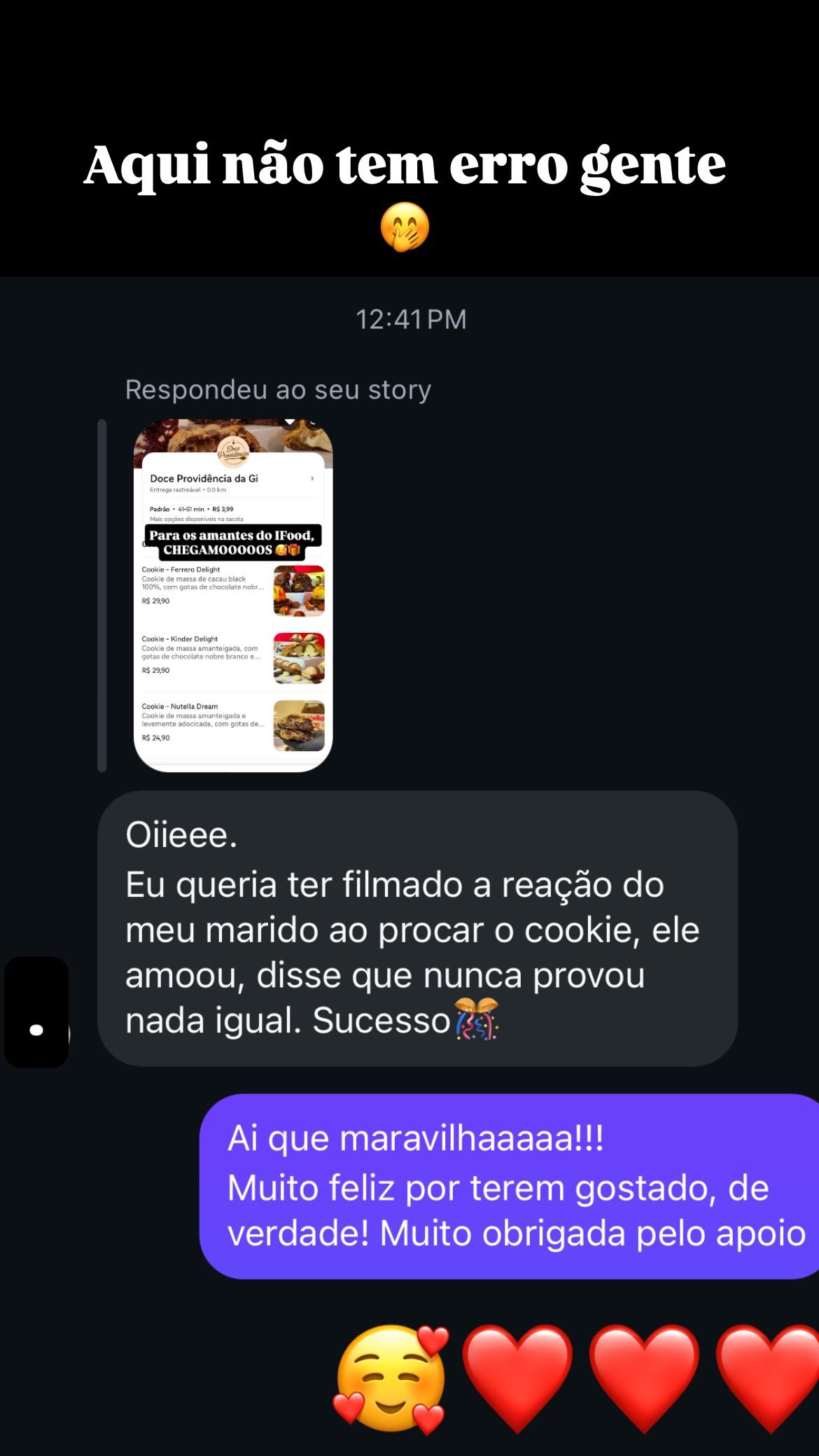 Depoimento Cliente Doce Providência