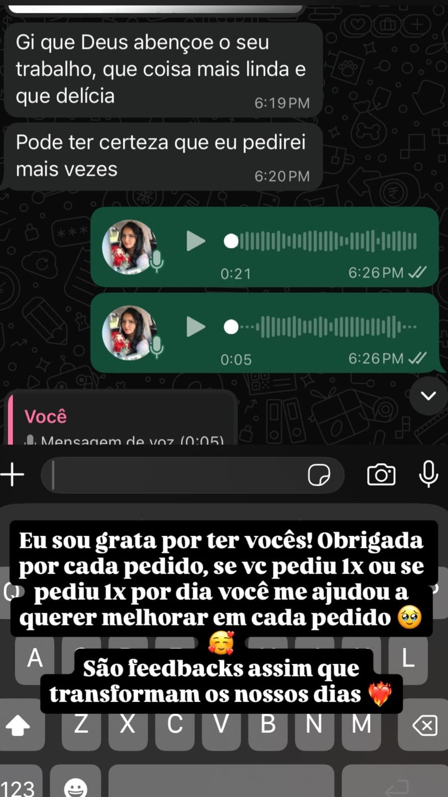 Depoimento Cliente Doce Providência